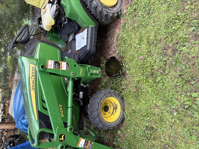 John Deere #1023E, sub-compact utility tractor with 4WD, hydrostatic transmission, Yanmar diesel engine, 2016 - Image 5