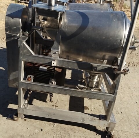 Langsenkamp, Stainless Steel Paddle Pulper / Finisher, 16"-24" diameter x 30" L chamber, 20" x 10" top feed - Image 1