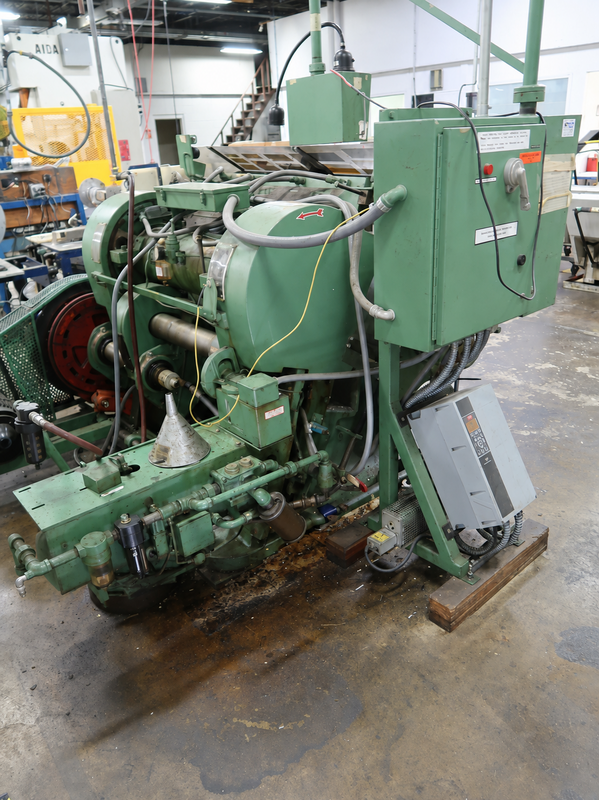 100 Ton, Thompson Nstional #28X41, clamshell design heated platen die cutting & creasing press - Image 5