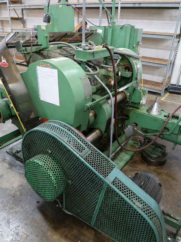 100 Ton, Thompson Nstional #28X41, clamshell design heated platen die cutting & creasing press - Image 7