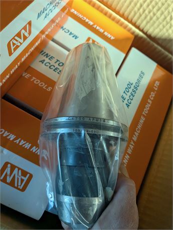 Annway Caterpillar 50 tool holders, ER collet chucks, end mill & morse taper holders, drill chuck holders - Image 6