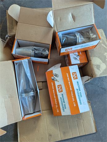 Annway Caterpillar 50 tool holders, ER collet chucks, end mill & morse taper holders, drill chuck holders - Image 8