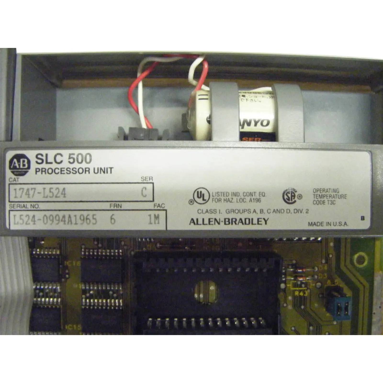 Allen-Bradley #1747-L524-Ser-C, SLC 500 PLC Processor Unit - Image 2