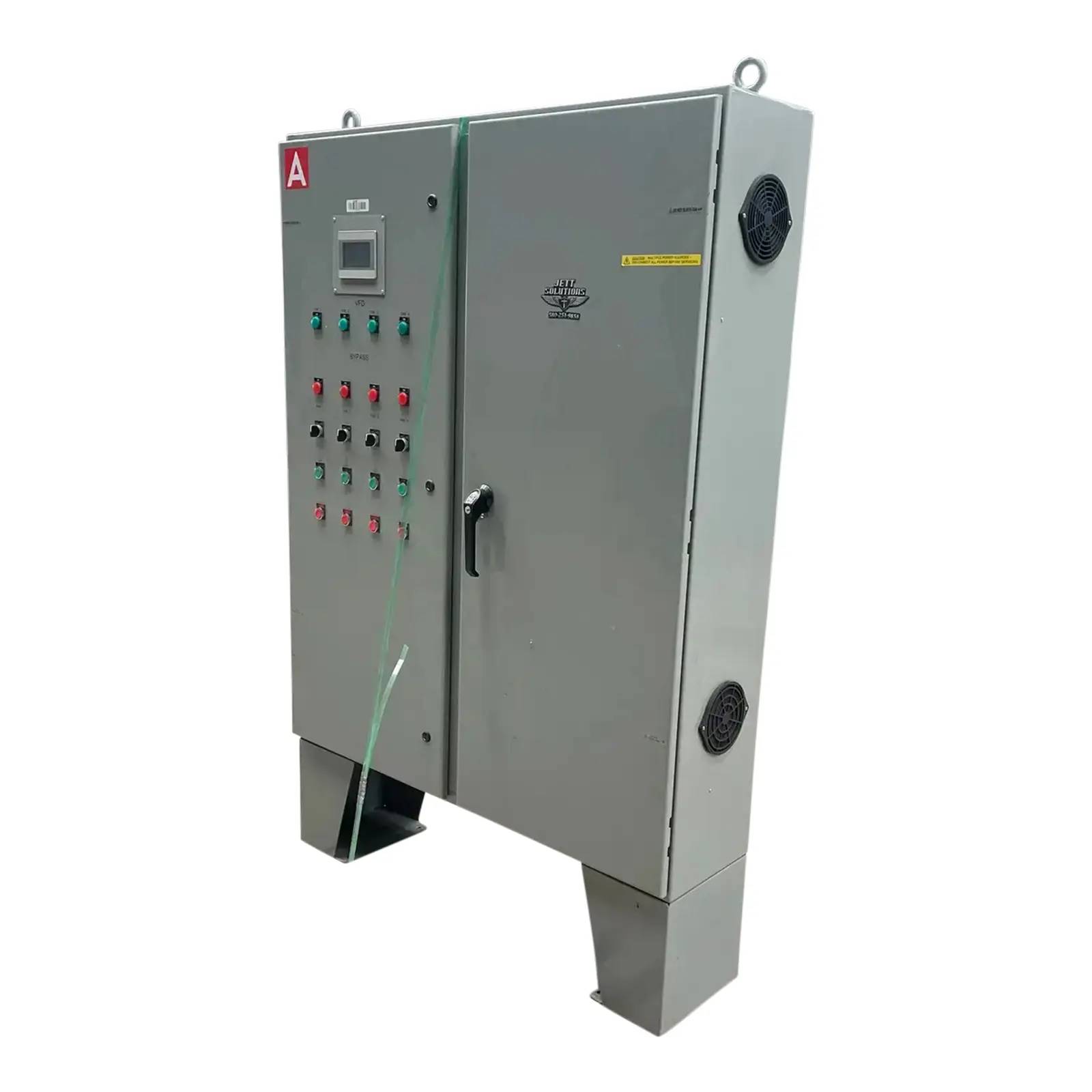 Jett Solutions, VFD Control Center, (4) Schneider Electric ATV212HD15N4 drives, (4) Square D motor starters - Image 2
