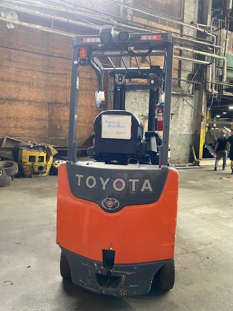 5000 lb. Toyota #8FBCU25, Elecrical Forklift, 500 hours, 2023 - Image 6