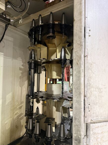 54" Giddings & Lewis #48-VTC, CNC Vertical Turning Center, 60" swing, 73" work height under rail, 100 HP, 60 - Image 9