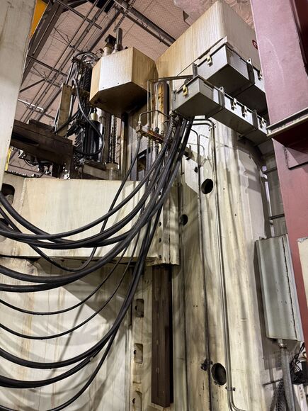 54" Giddings & Lewis #54-VTC, CNC Vertical Turning Lathe, 60" swing, 73" work height, 50 HP, G & L 8000B CNC - Image 3