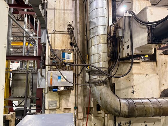 54" Giddings & Lewis #54-VTC, CNC Vertical Turning Lathe, 60" swing, 73" work height, 50 HP, G & L 8000B CNC - Image 9