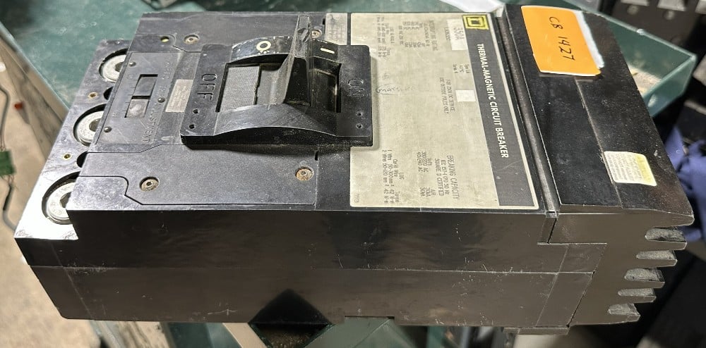 350 Amps, Square D Circuit Breaker, LA Series 4, 3-Pole, 600V Max., Thermal-Magnetic Adjustable Trip, 1750A - Image 2