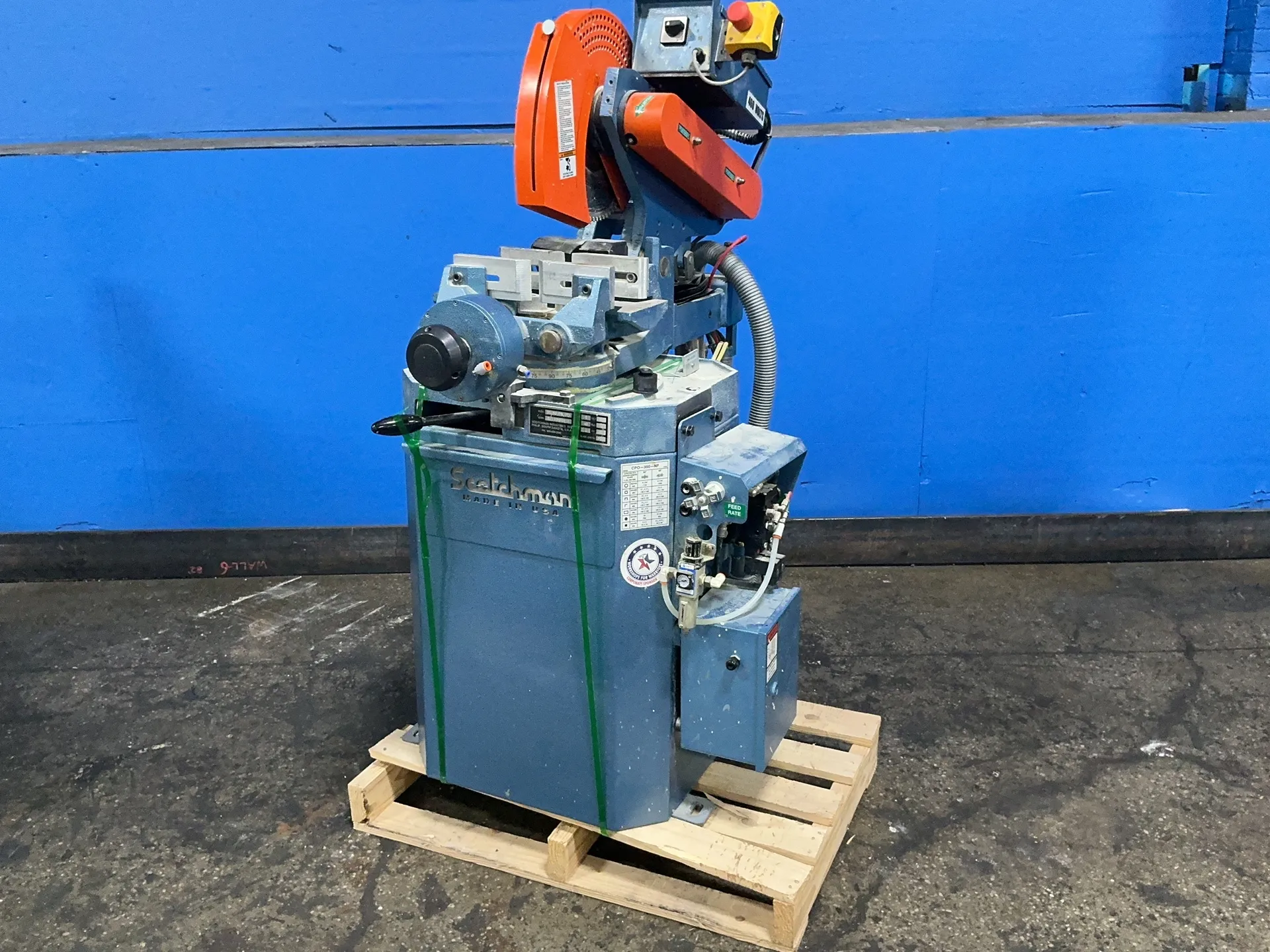 Scotchman Industries #350NF/PK/PD, circular cold saw, 13" blade, 5 HP, 3 Ph., 460 V., 2019 - Image 1