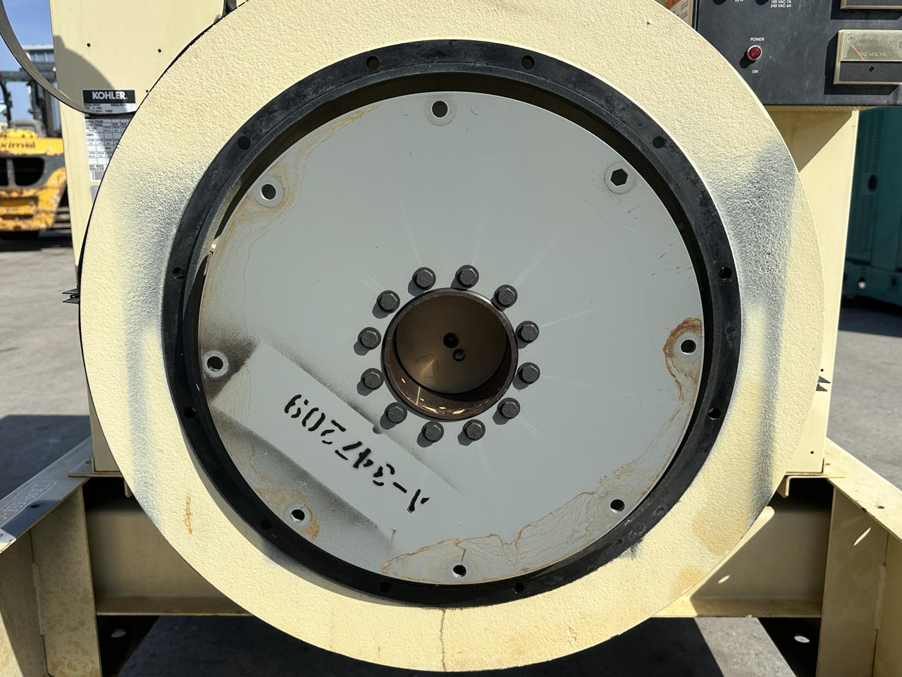 240 KW Kohler #230REOZD, generator end, 120/208 Volts, 1 & 3 phase, 12 wire, 750 hours, 1999 - Image 4