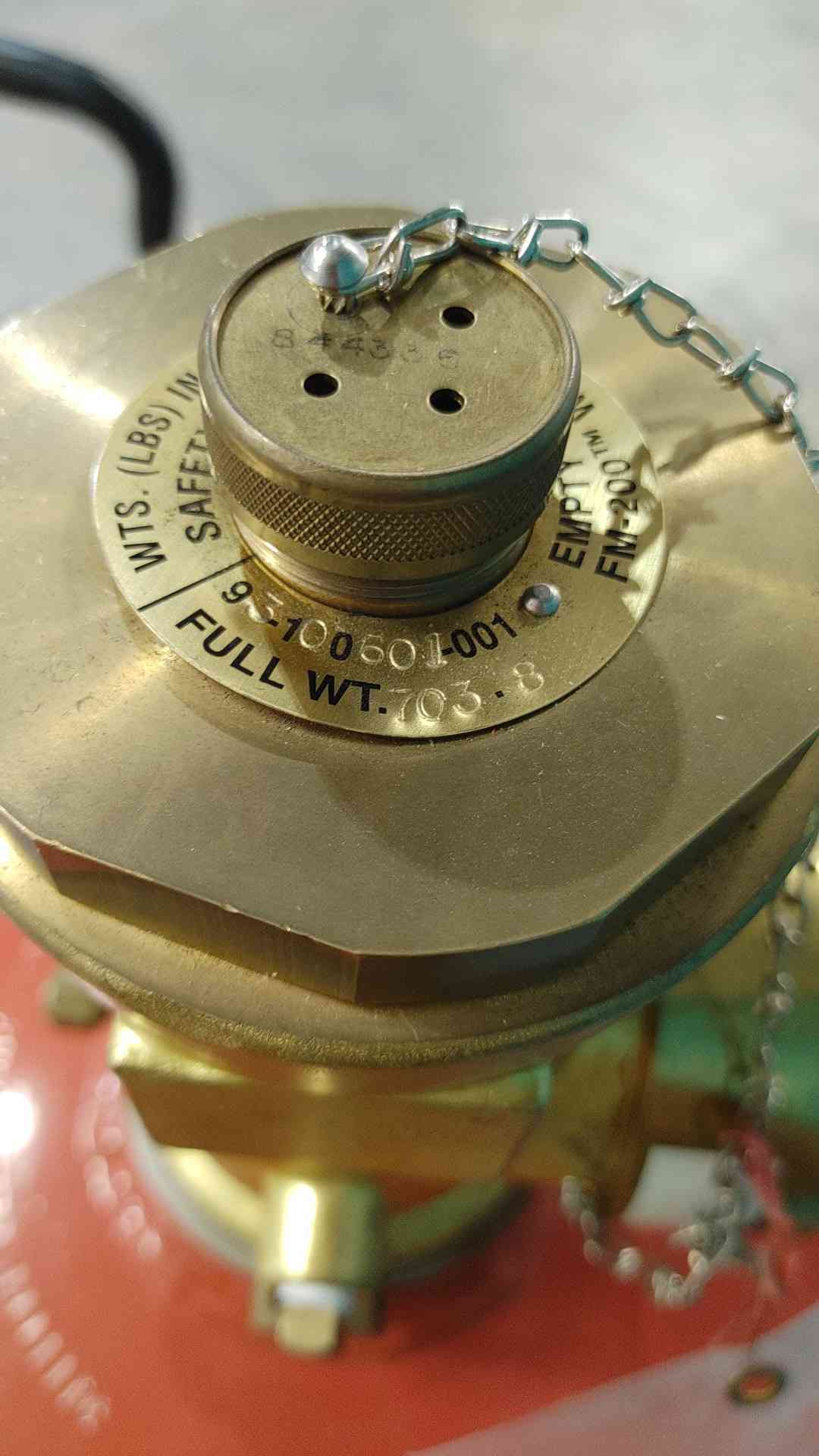 700 lbs. Fenwal, Fire Suppression System, FM-200 Agent - Image 3