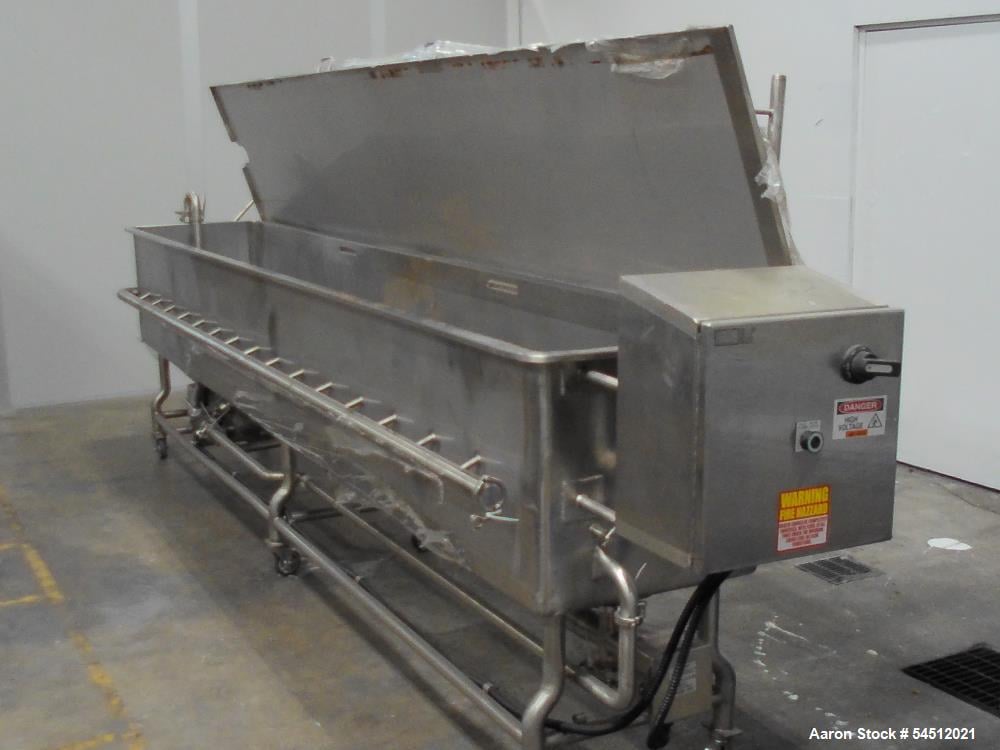 BCast #BC-COP-12, Stainless Steel COP Tank, clean-out-of-place jet wash tank, 144" L x 30" width, new - Image 1