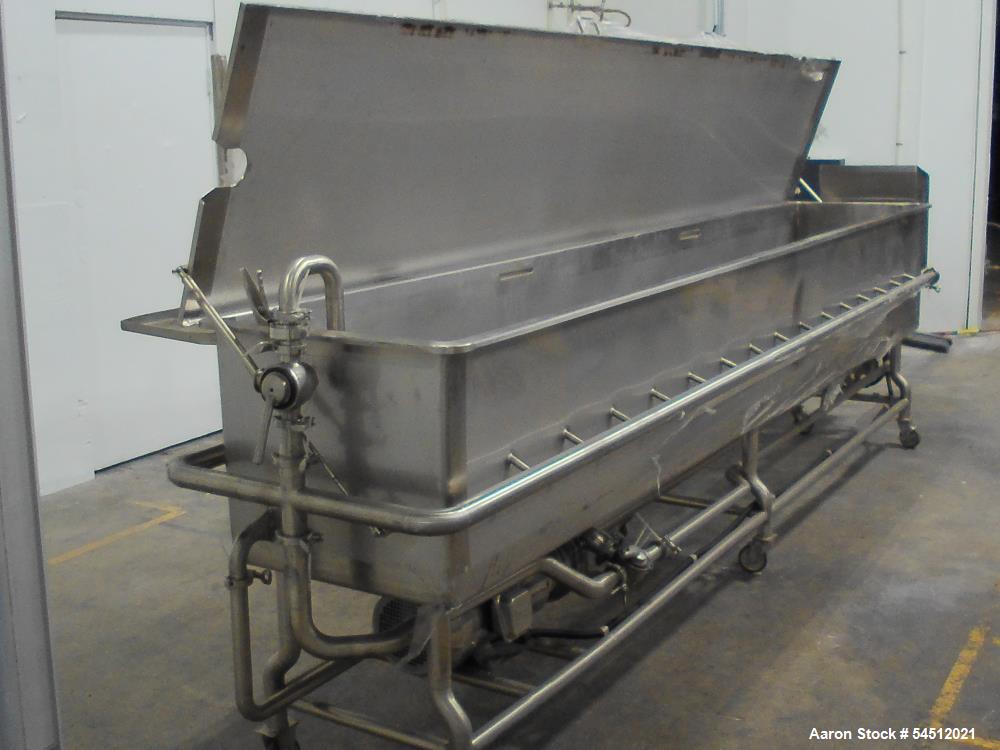 BCast #BC-COP-12, Stainless Steel COP Tank, clean-out-of-place jet wash tank, 144" L x 30" width, new - Image 5