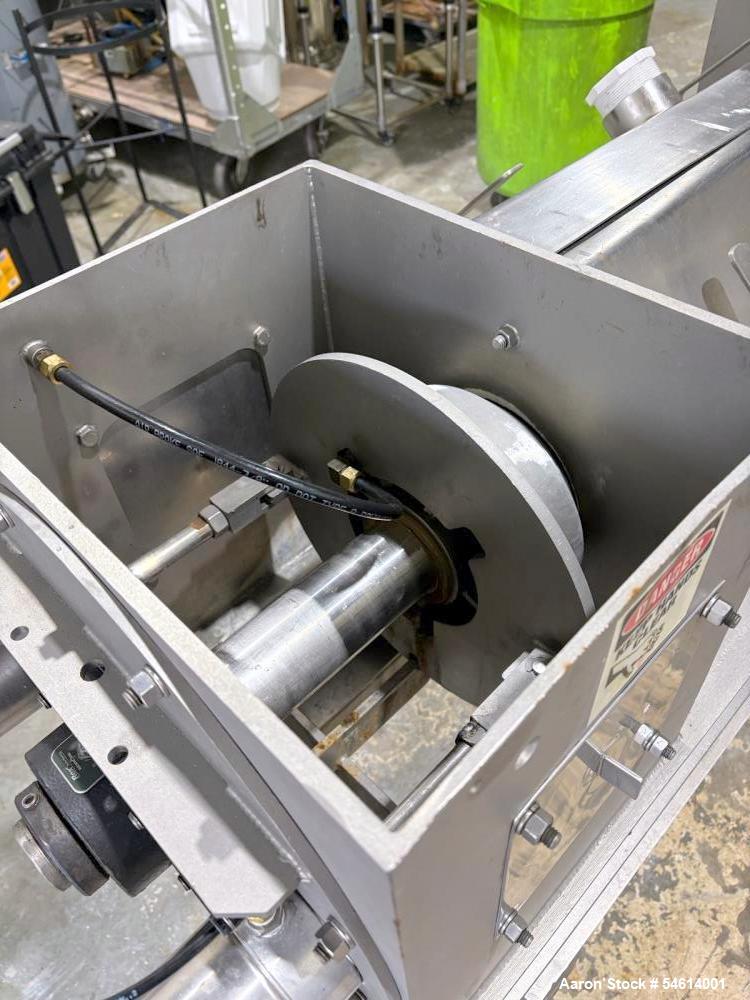 Vincent #CP-6, horizontal Dewatering Screw Press, 6" diameter x 32" screw, 300-1,000 lb./hr., 20 RPM, 5 HP - Image 5