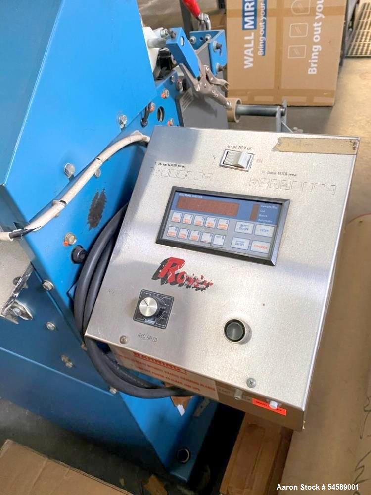 60" Rosenthal #SM-60-UBZ, Sheeter, powered feed rolls, adjustable roll gap, variable speed drive, scissor - Image 4
