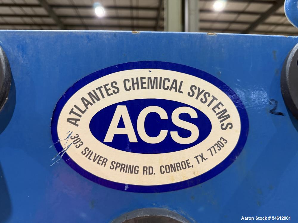 24" x 24" ACS, plate and frame filter press, 20 polypropylene plates, hydraulic plate closing, cake discharge - Image 5