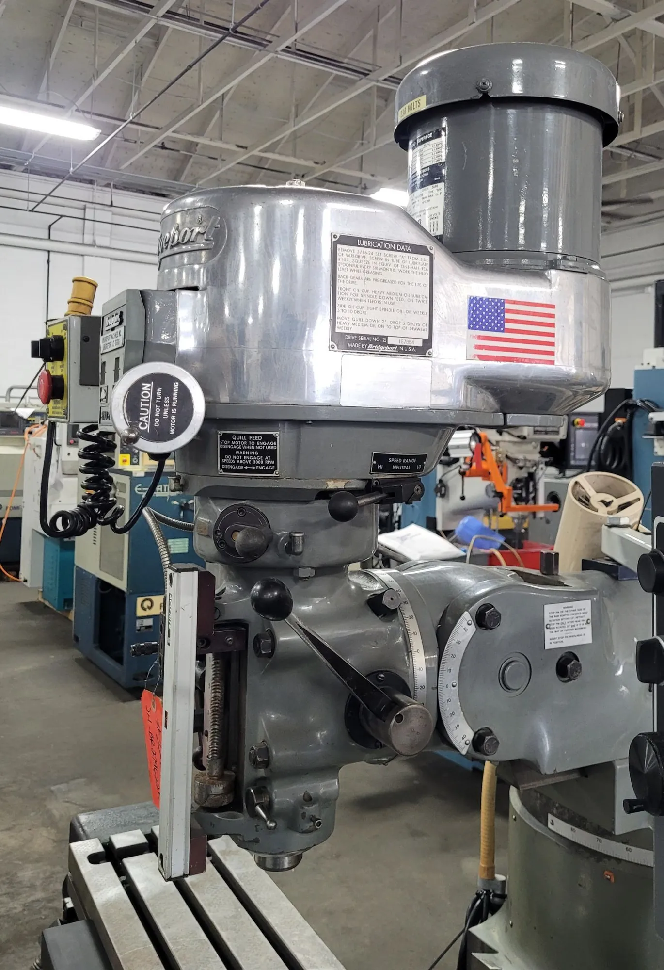 Bridgeport #EZ-Trak-DX, Series 1 CNC vertical mill, 9" x 48" table, 2 HP, 33-1/2" X, 12" Y, 14" Z, 60-4200 - Image 5