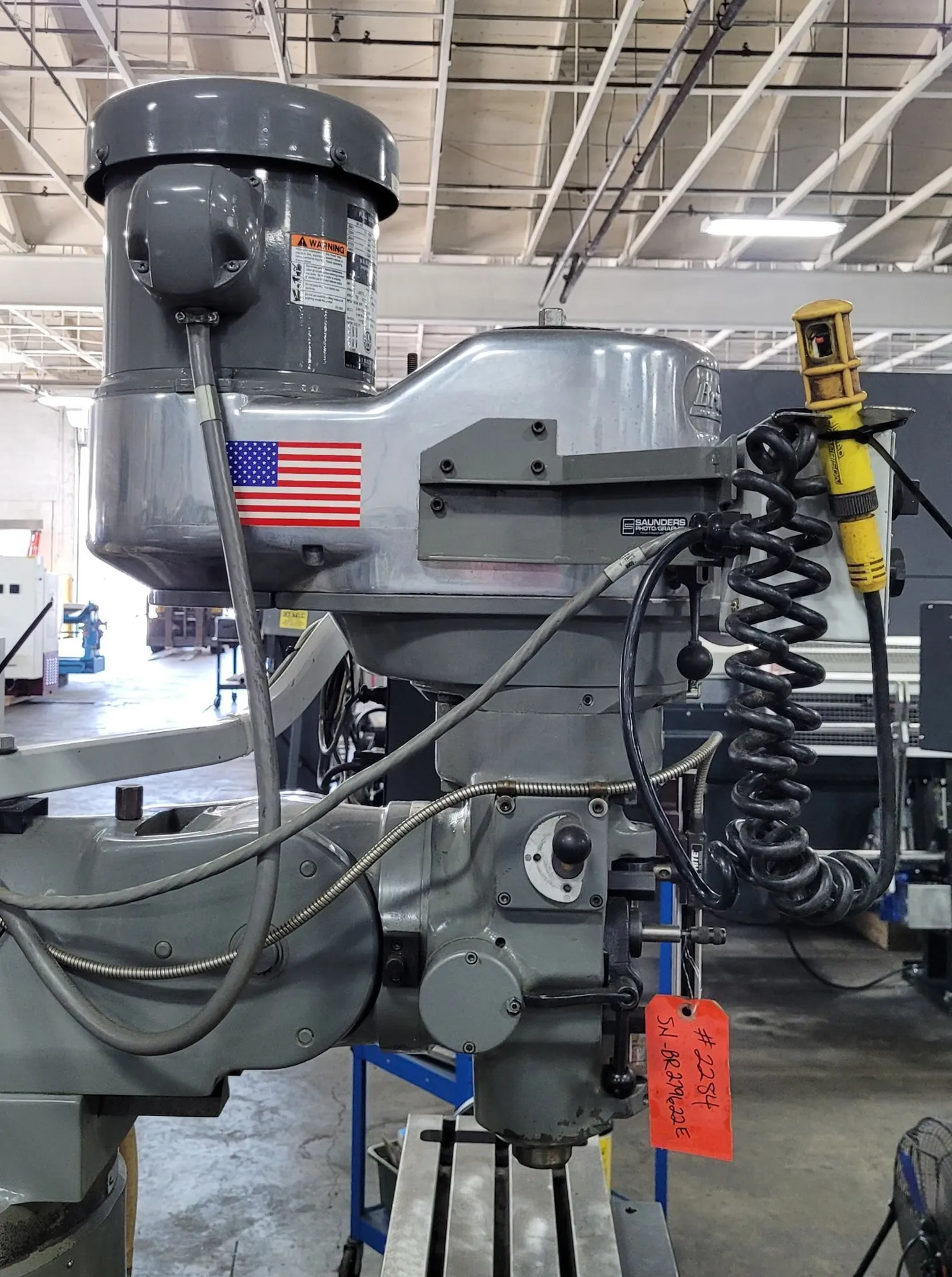 Bridgeport #EZ-Trak-DX, Series 1 CNC vertical mill, 9" x 48" table, 2 HP, 33-1/2" X, 12" Y, 14" Z, 60-4200 - Image 7