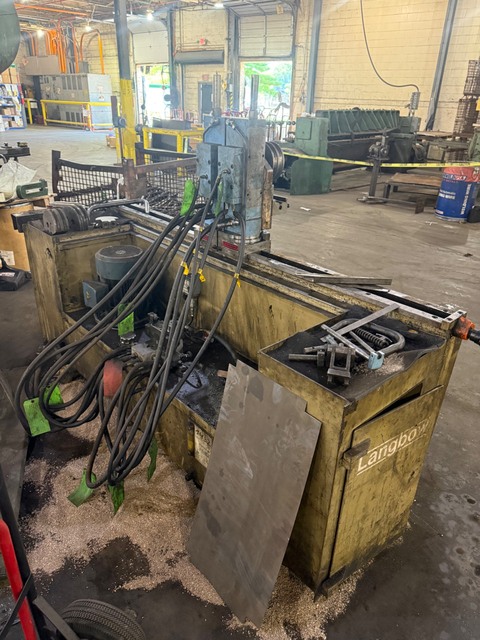 Langbow #TM32, hydraulic pipe & tube bender, 1.25" tube diameter, 120" max. workpiece length, 480 V., 3 Ph. - Image 2