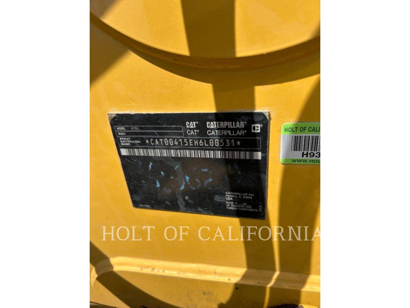 Caterpillar 415-07IL, 875 hours, S/N: H6L00531, 2023 - Image 6
