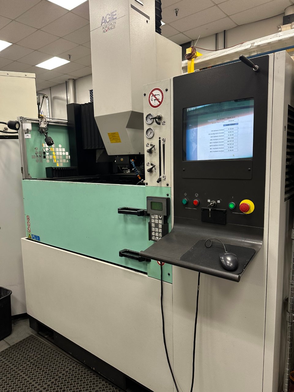 Agie #Advance-4 with C-Axis sinker type Electrical Discharge Machine, 34.3" x 21.6" table, pendant Control - Image 1