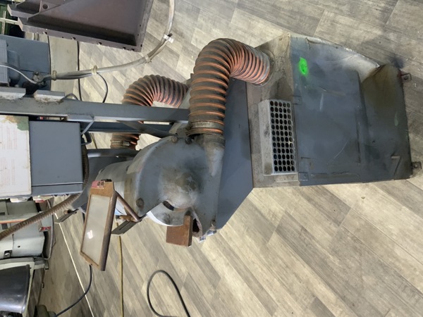 Cincinnati #102, double end grinder, 1/2 HP, 3600 RPM, 8" wheel diameter, built in dust collector - Image 8