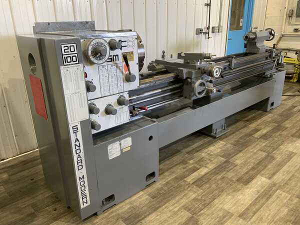 20" x 100" Standard, Modern #20/100, engine lathe, 13" swing over cross slide, 4-jaw 16" chuck, 15 HP, 1982 - Image 3