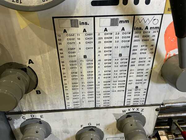 20" x 100" Standard, Modern #20/100, engine lathe, 13" swing over cross slide, 4-jaw 16" chuck, 15 HP, 1982 - Image 5