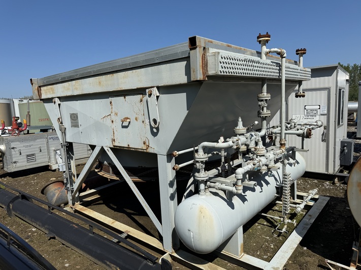 300 psi, Ace #E108, propane condenser process cooler, sour service, 14' x 10' skid, 2008 - Image 5