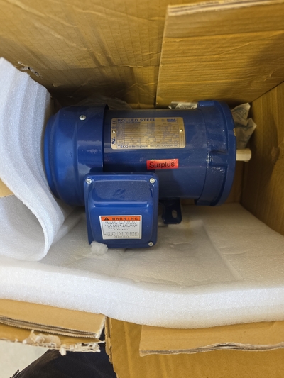 0.5 HP 1725 RPM Teco Westinghouse #AEGHPE, squirrel cage motor, 230/460-600 Volts, new - Image 2