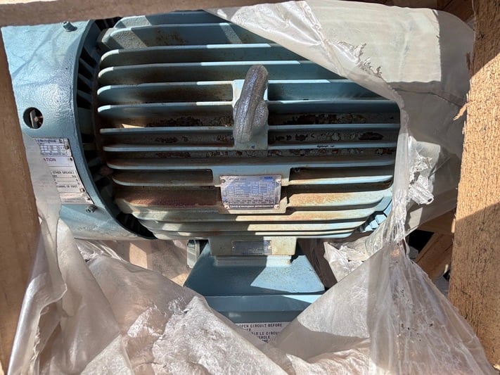 75 HP 3555 RPM Teco Westinghouse #PDH0752CM, squirrel cage motor, Frame 365TSC, 230/460 Volts, Class I Div. - Image 1