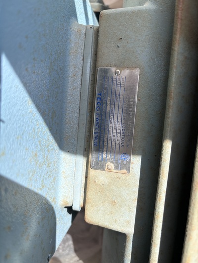 75 HP 3555 RPM Teco Westinghouse #PDH0752CM, squirrel cage motor, Frame 365TSC, 230/460 Volts, Class I Div. - Image 4