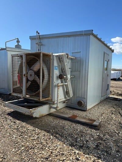 145 HP Geminis #H302, reciprocating compressor, 2-stages, Caterpillar 3306 NG engine, Air X 48EH cooler, 1315 - Image 2