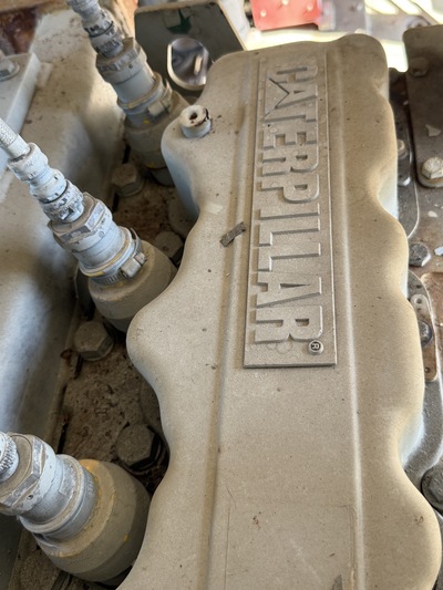 145 HP Geminis #H302, reciprocating compressor, 2-stages, Caterpillar 3306 NG engine, Air X 48EH cooler, 1315 - Image 6