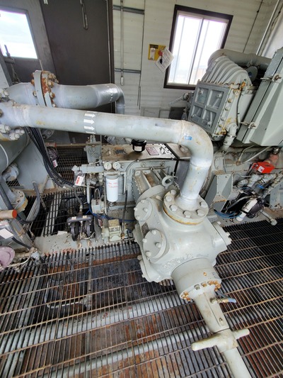 400 HP Ariel #JGJ/2, reciprocating compressor, 2-stages, Waukesha F18GL NG engine, Air-X-Changers 84VI - Image 6