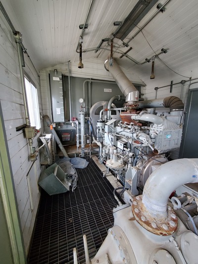 530 HP Ariel #JGJ/2, reciprocating compressor, 2-stages, Waukesha H24GL NG engine, Air-X-Changers 93-VI - Image 7