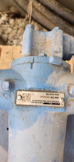 20 GPM, Viking #HJ4195, rotary gear slurry pump, 3 HP, WEG 182/4T motor, 2018, new (2 available) - Image 4