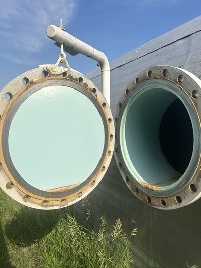 72" x 20' Flare Knockout, 110 bbl, 50 psi, sour, internally coated, 1999 - Image 5