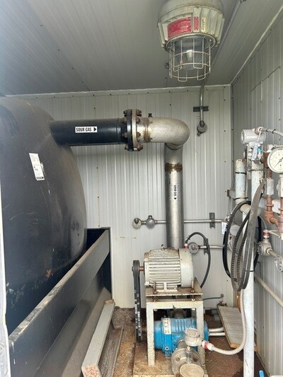 72" x 8' R. Pollitt Flare Knockout, 40 bbl, 15 psi, sour, 2003 - Image 2