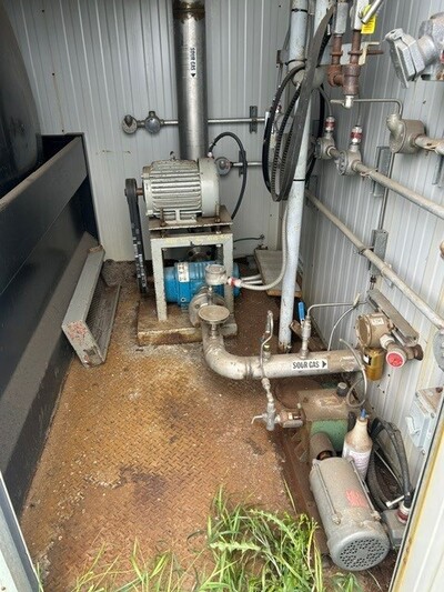 72" x 8' R. Pollitt Flare Knockout, 40 bbl, 15 psi, sour, 2003 - Image 3