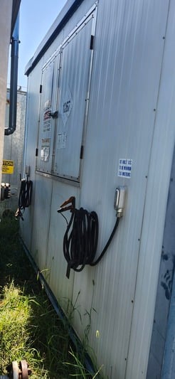 84" x 8' R. Pollitt Flare Knockout, 90 bbl, 15 psi, sour, 1998 - Image 1