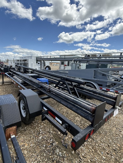 4" x 20' Dynacorp Self Supported Flare Stack, shot tube ignition, single wheel trailer mounted, 2011 (3 - Image 4