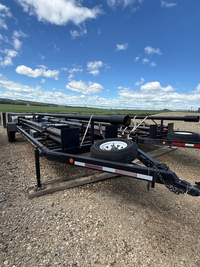 4" x 20' Dynacorp Self Supported Flare Stack, shot tube ignition, single wheel trailer mounted, 2011 (3 - Image 6