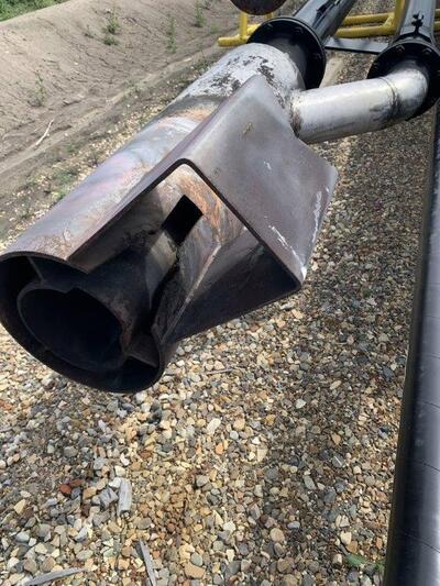 4" x 40' Tornado Self Supported Flare Stack, dual 4" - Image 2