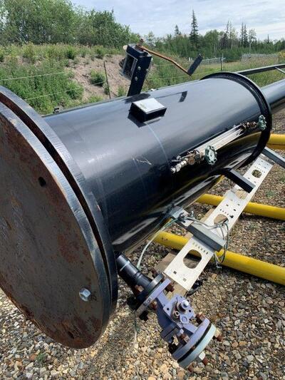 4" x 40' Tornado Self Supported Flare Stack, dual 4" - Image 6