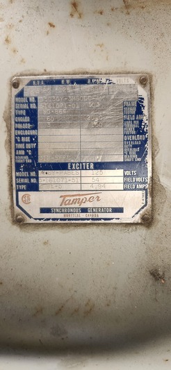 125 KW Tamper #8503GY-3M80DC-AM, natural gas generator set, 480 Volts, 3-phase, Waukesha 817 GU engine - Image 4
