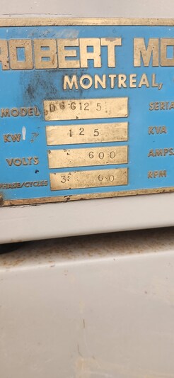 125 KW Tamper #8503GY-3M80DC-AM, natural gas generator set, 480 Volts, 3-phase, Waukesha 817 GU engine - Image 6