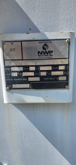 1 MMBTU/hr Sweet Heat Medium, 3" x 15', 2025 psi, 1998 - Image 2