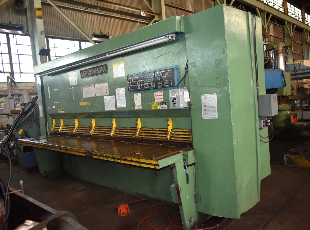 1/2" x 12' Cincinnati #500HSX12, hydraulic power squaring shear, 48" front operated power back gauge, 15 - Image 1